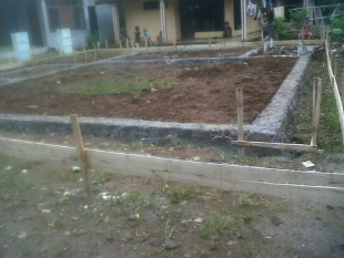 Pembangunan yang diberhentikan oleh pihak Disdikbud