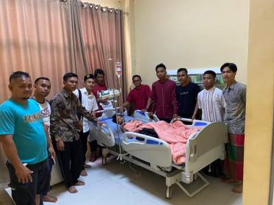 Kondisi Maisaroh bocah yang tersiram air panas mulai membaik.