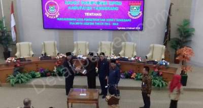 Sidang Paripurna Usulan Pemberhentian Bupati Tangerang Digelar