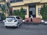 Parkir Sembarangan, Provos Polda Banten Berikan Sanksi Push Up