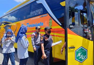 Dishub Cek Kelayakan Bus Mudik