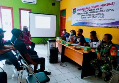 Pemdes Rawa Boni Menggelar Pra Musrenbangdes 2022