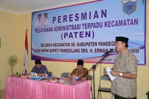 Kegiatan Launching PATEN di Kecamatan Banjar
