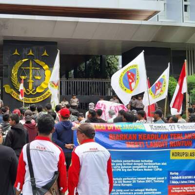 Geruduk Kejagung , LSM BIAK Minta Kasus Walikota Serang Ditangani Serius