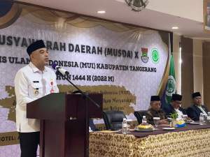 Zaki Buka Musda Ke-10 MUI Kabupaten Tangerang