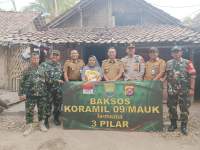 Koramil 09/Mauk Bersama Muspika Kecamatan Mauk Gelar Baksos