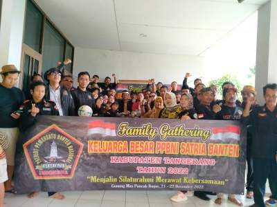 Jalin Kebersamaan, PPBNI Satria Banten Kab Tangerang Gelar Gathering