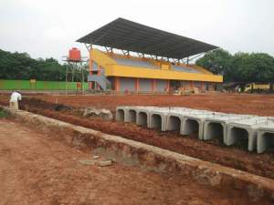⁠⁠⁠Lokasi Pembangunan Stadion Mini Cisoka Tuai Pro Kontra