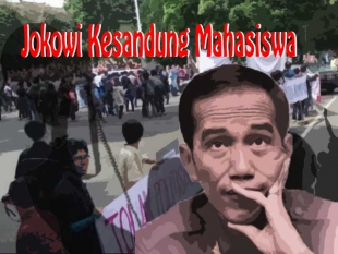 Jokowi Kesandung Mahasiswa