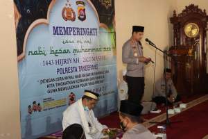 Kapolresta Tangerang Hadiri Peringatan Isra Mi&#039;raj