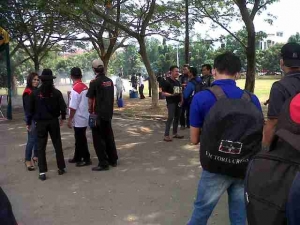 Polres Serang Bersama BNN Dan Mui Kota Serang Musnahkan Ganja Kering 77 Kg