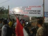 Ciputat- Warga menolak pembangunan SPBG di Bukit,Kel Serua,Ciputat,Selasa (10/12)DT