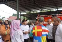 Wali Kota Tebing Tinggi Prihatin Atas Kebakaran Panglong 88, Terus Pantau Proses Pemadaman