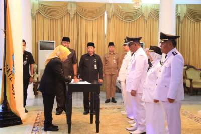 Akhir Tahun, Ratusan Pejabat di Pemkab Serang Dilantik Bupati Serang