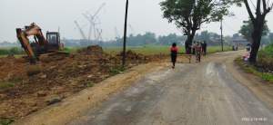 Proyek Pengurukan di Desa Sukamurni Picu Lakalantas