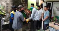 Jasad OR saat akan di kebumikan.