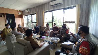 Kanit Binmas Polsek Mauk Ikuti Rakor Data Vaksinasi di Kecamatan Kemiri