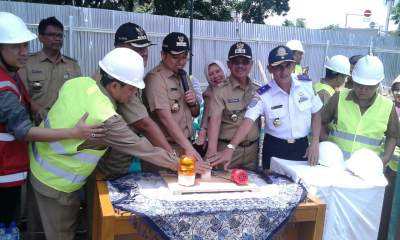 Arief Letakkan Batu Pertama Jembatan Dadang Suprapto