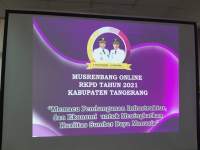 Kabupaten Tangerang RKPD 2021 Fokus Pembangunan Ekonomi dan Insfrastruktur
