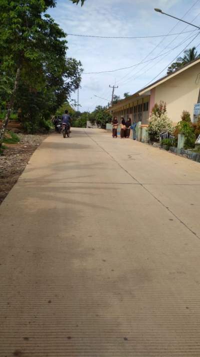 Jalan Betonisasi Wisata Puncak Cibaja Serang Sudah Selesai