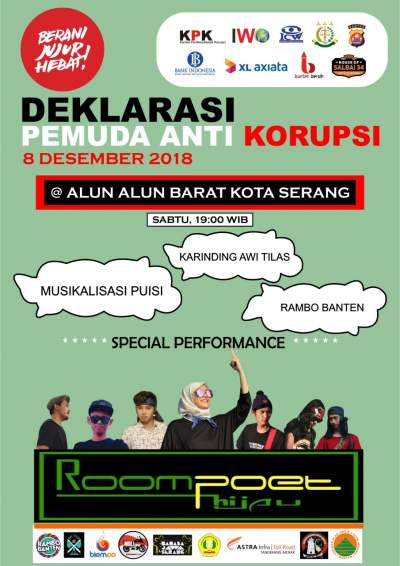 IWO Banten Rangkul Pemuda Deklarasikan Anti Korupsi