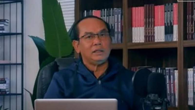 Saiful Mujani dalam tangkapan layar YouTube SMRC.