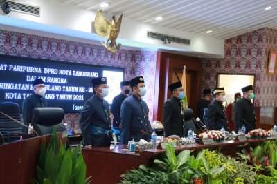 Wali Kota Sampaikan Capaian Penanganan Covid-19 dan Infrastruktur Dalam Paripurna Istimewa