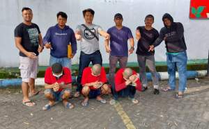 3 dari 5 Pelaku Dibekuk Petugas Kepolisian Dari  Unit Jatanras Satreskrim  Polresta Tangerang