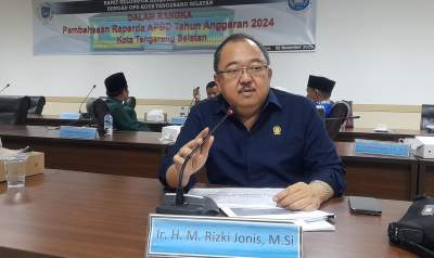 Anggota Komisi l DPRD Kota Tangsel, Rizki Jonis.