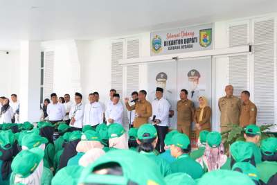 Bupati Sergai Minta Mahasiswa KKN Berikan Kontribusi Nyata Pembangunan Desa