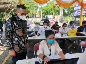 GKI Serpong Lakukan Vaksinasi, Wakil Walkot Tangsel Pantau Langsung Pelaksanaan