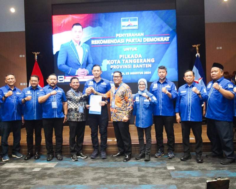 Pasangan Sachrudin-Maryono Dipastikan Berlayar di Pilkada Kota Tangerang, Setelah DPP Partai Demokrat Resmi Memberikan Rekomendasi