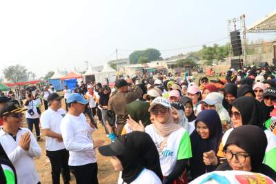 Sekda Lepas Jalan Santai dan Senam Bersama&nbsp;