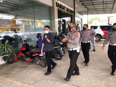Ditlantas Polda Banten Tinjau Gedung Samsat Malingping