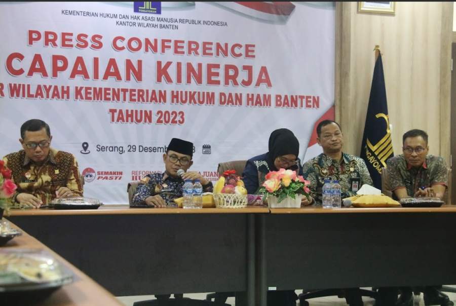 Sederet Capaian Kanwil Kemenkumham Banten dalam Ekspose Kinerja Tahun 2023