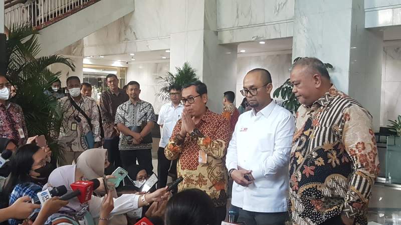 Kepala PPATK, Ivan Yustiavandana dalam jumpa pers di Kemenkeu, Jakarta, Selasa (14/3/2023).