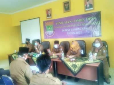Mewakili Kecamatan Mauk, Desa Gunung Sari Ikuti Perlombaan Desa Tingkat Kabupaten Tangerang