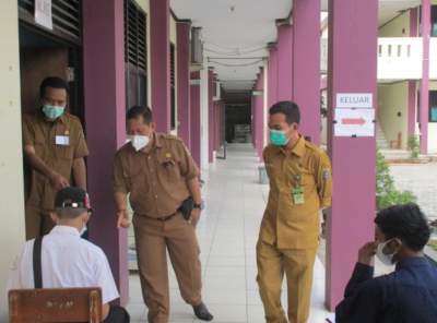 PPDB SMK Negeri Dibuka, Maksis Sahabi  Himbau  Warga Terapkan Prokes