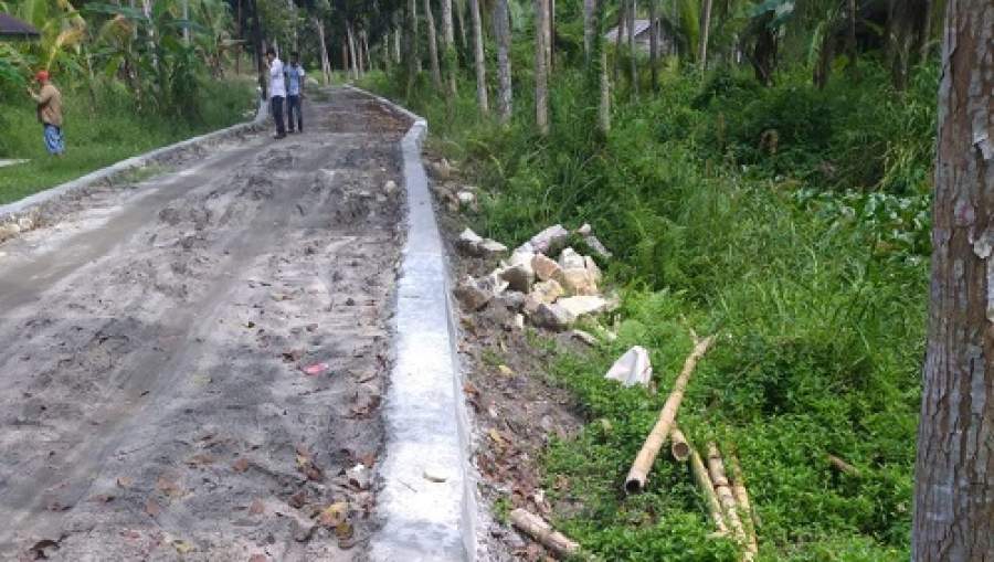 Pembangunan Jalan Desa Sei Kepayang Kiri Asahan Diduga Asal Jadi, Komasi Akan Laporkan