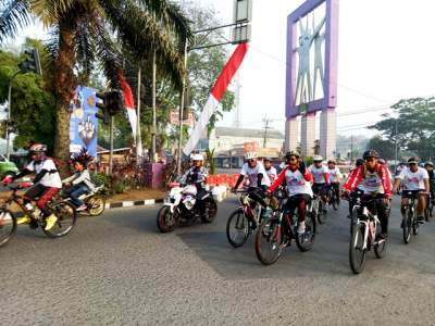 Ribuan Peserta Meriahkan Gowes Merdeka