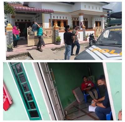 Polisi Grebek Dua Rumah Terduga Penampungan PMI Ilegal di kota Tanjungbalai