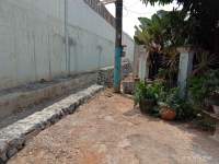 Tampak area proyek tol kunciran serpong yang dikeluhka  warga (ft budi)