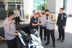 Sepeda Motor Hasil Curian Dikembalikan Polisi Kepada Pemilik