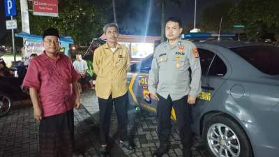 Kapolsek Pasar Kemis Pimpin Pengamanan Malam Takbiran Idul Fitri 1445 H