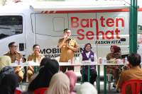 Warga Ciledug Antusias Ikuti Cek Kesehatan Gratis Pemprov Banten