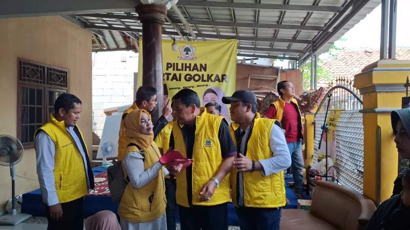 Gelar Tatap Muka di Desa Gintung, Maesyal Disambut  Kader Golkar