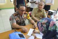 Polres Tangerang Kota Sambut May Day Dengan Pengobatan gratis