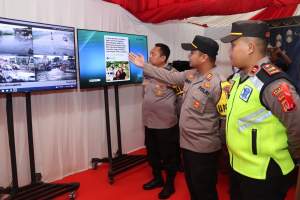 Kapolresta Tangerang Tinjau Pos Pengamanan Idul Fitri