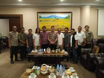 SMSI Jambi Audensi Dengan Kapolda, Media Miliki Potensi Strategis