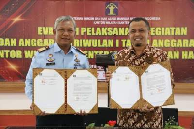 kemenkumham banten perjanjian kerja dengan BSI